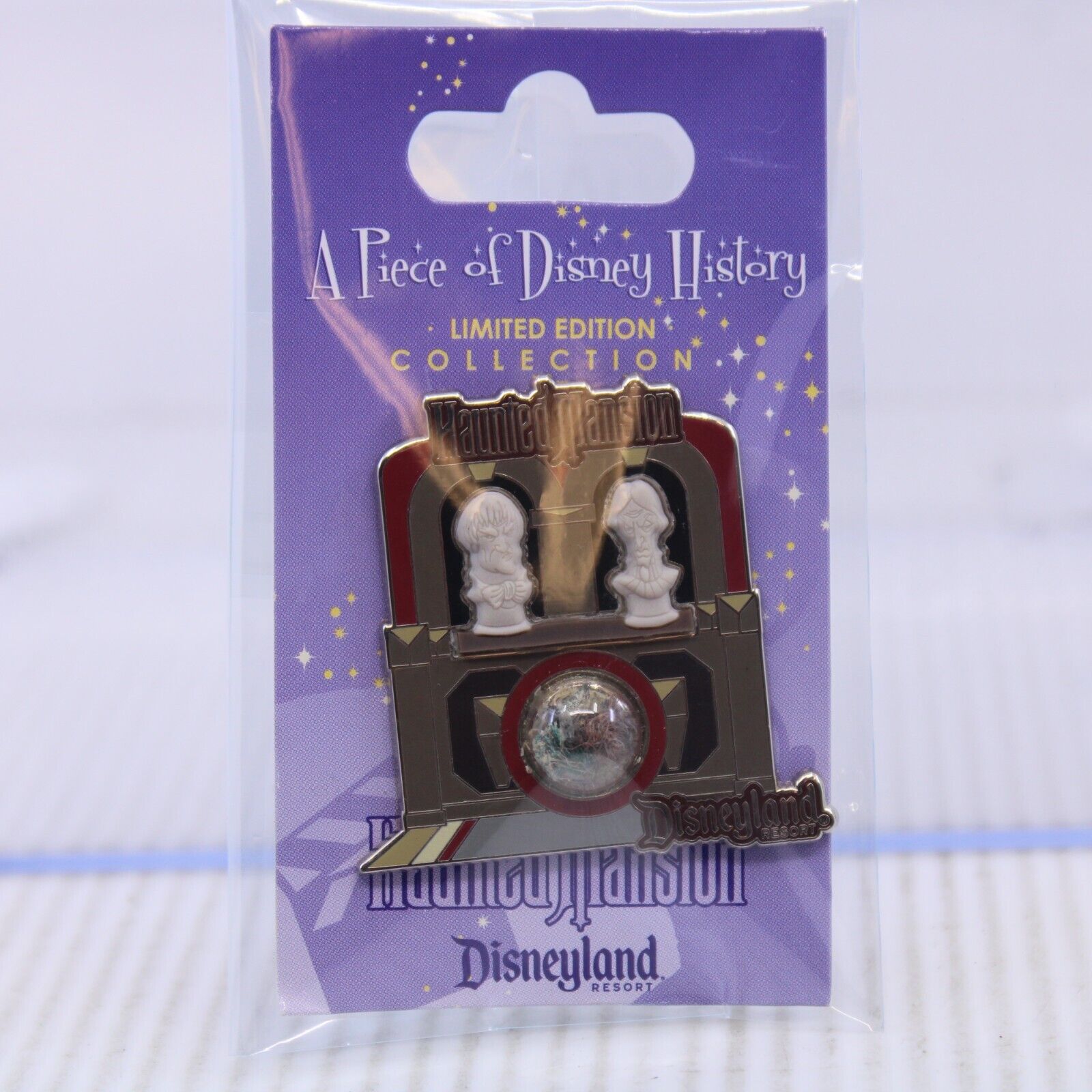 C2 Disney DLR LE Pin Piece of History PODH POH Haunted Mansion Busts