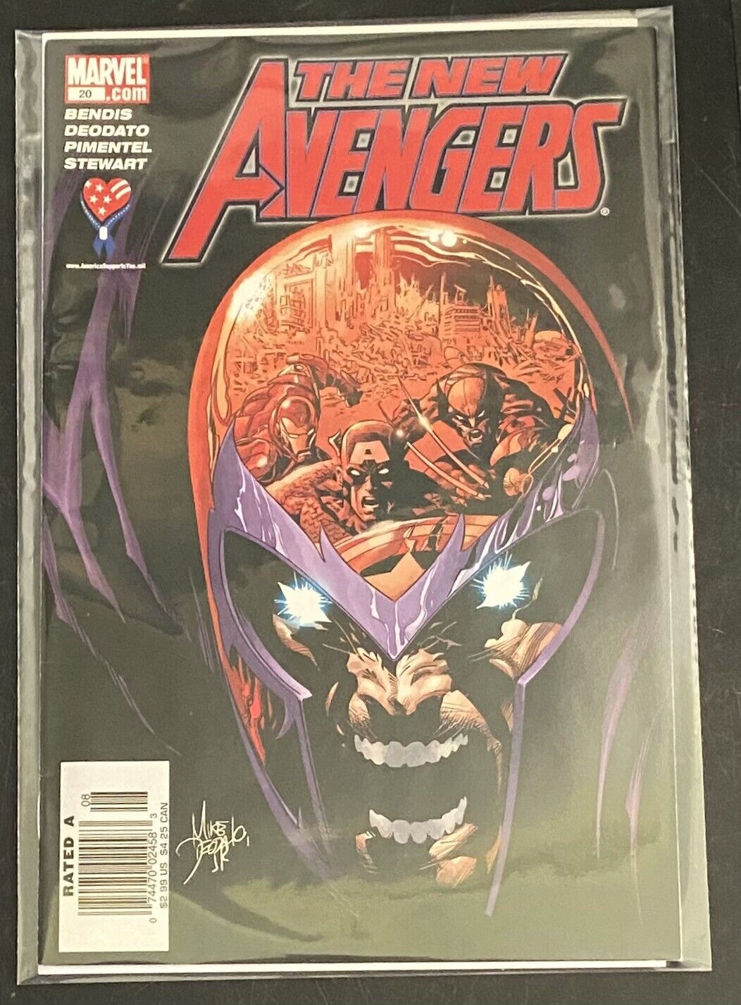 New Avengers #20 - RARE Newsstand Edition
