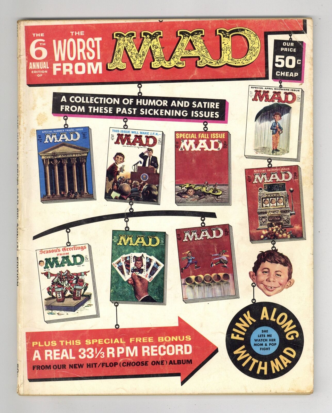 Worst from Mad #6N Bonus Missing VG+ 4.5 1963