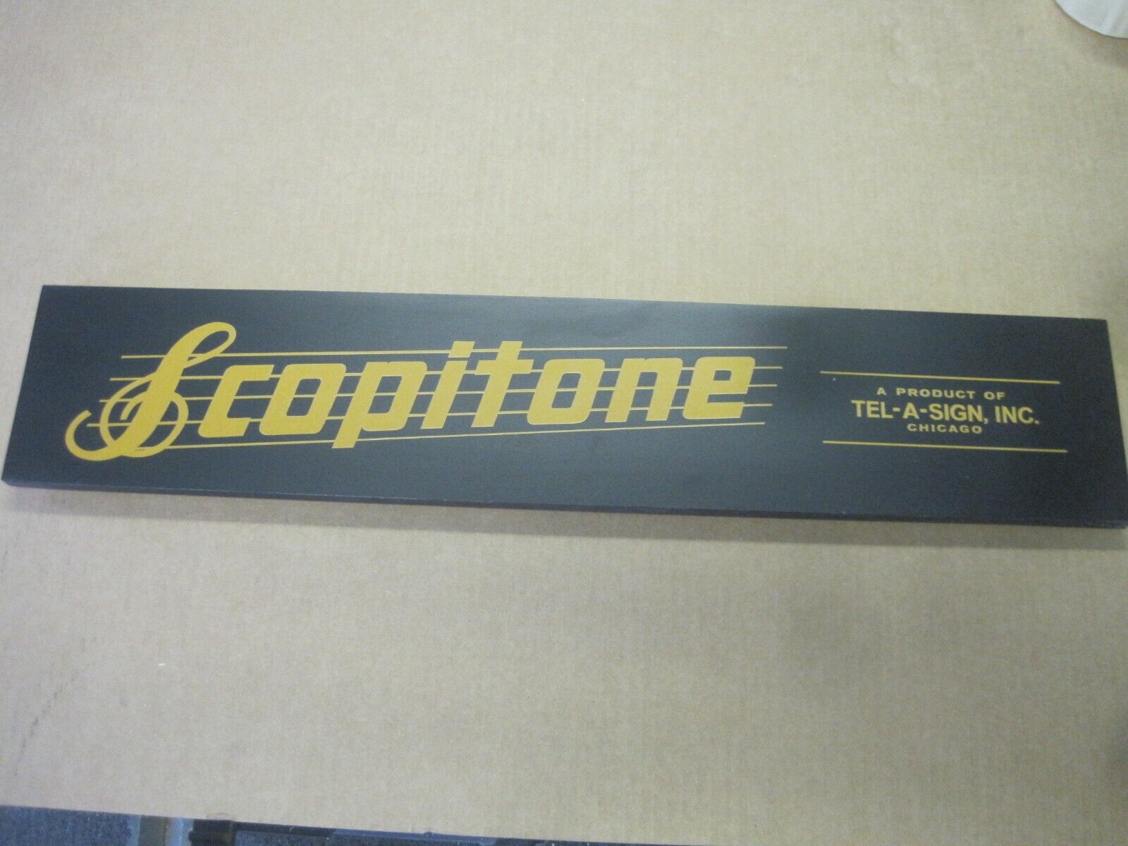 SCOPITONE 450 Reproduction Replacement Front Panel 27-1/2