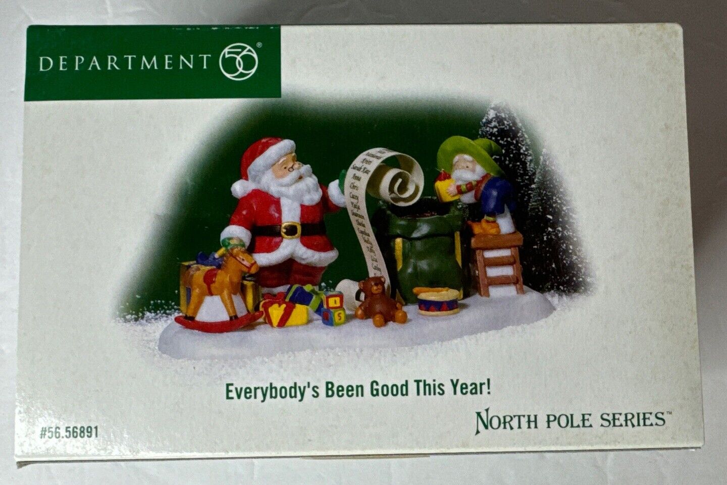 Department 56 “Everybody\'s Been Good This Year” #56891 North Pole Series - New