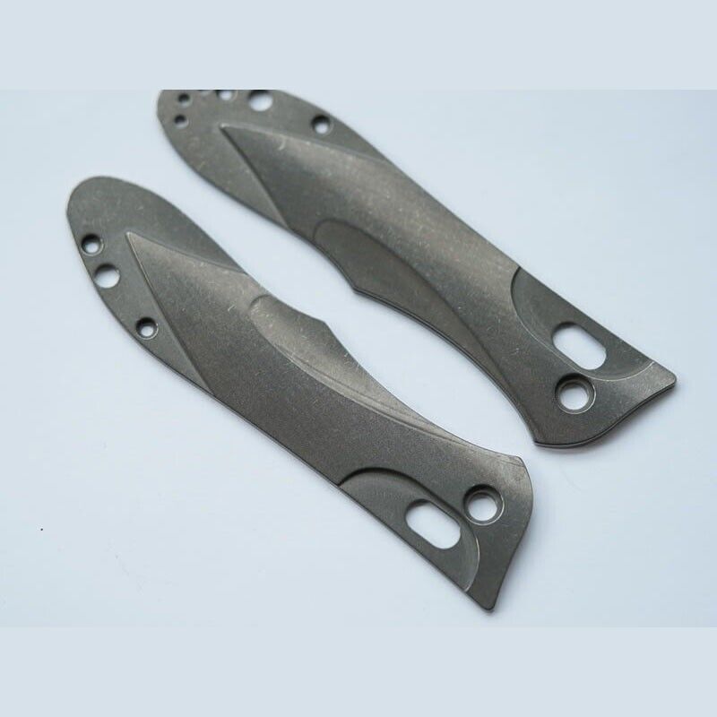 1 Pair Custom Made TC21 Titanium Alloy Knife Handle Scales for Benchmade 730