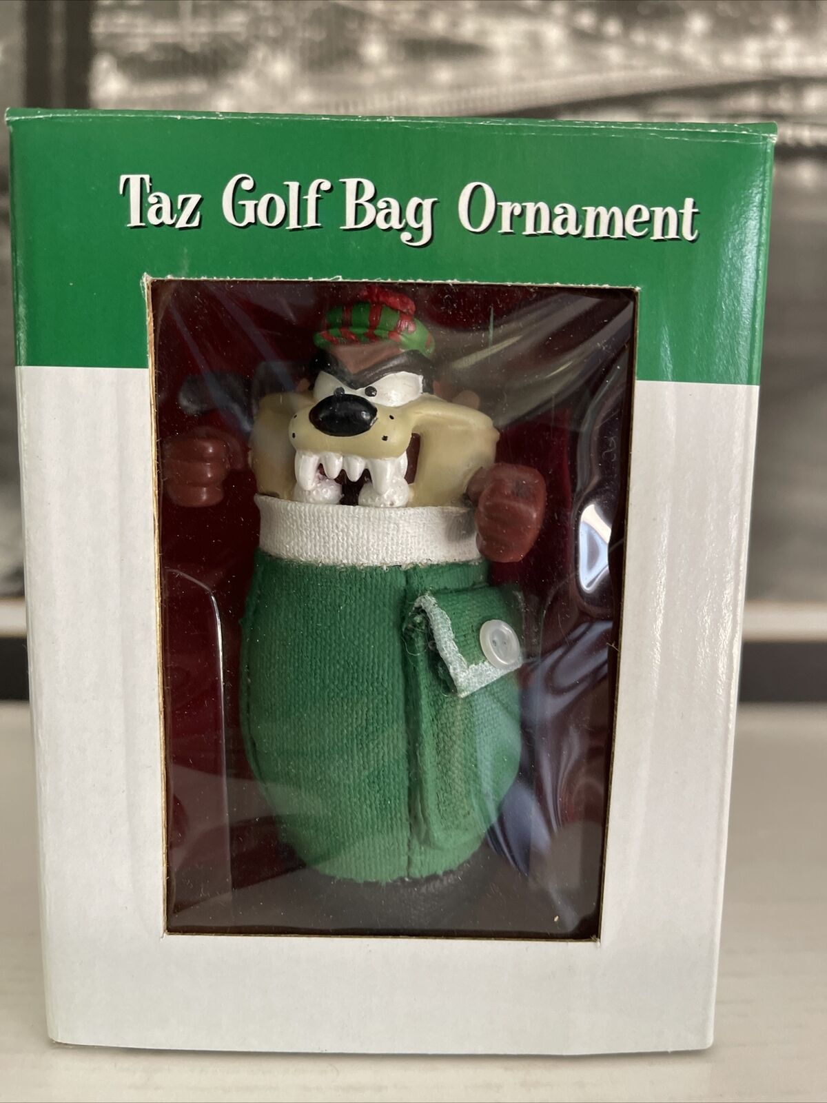 Very Rare Tasmanian Devil Golf Bag Ornament WB Taz NIB Cartoon Network 1997 NEW