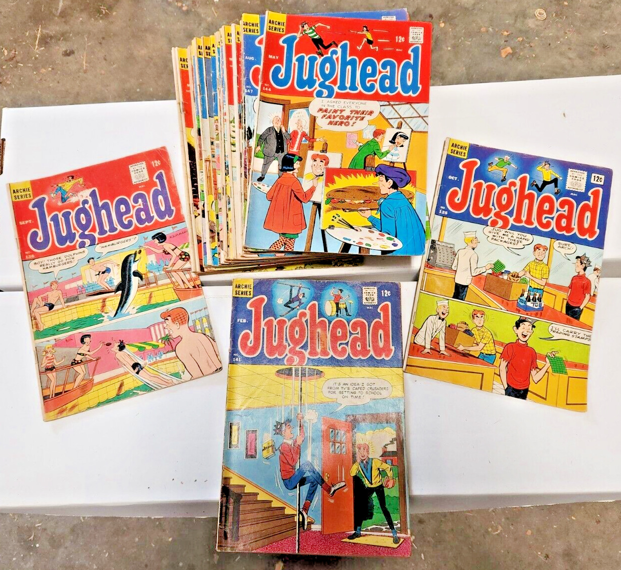 Vintage Jughead  Comics - Lot of 308 - old/rare - most are GD/VG 1970s-1980s