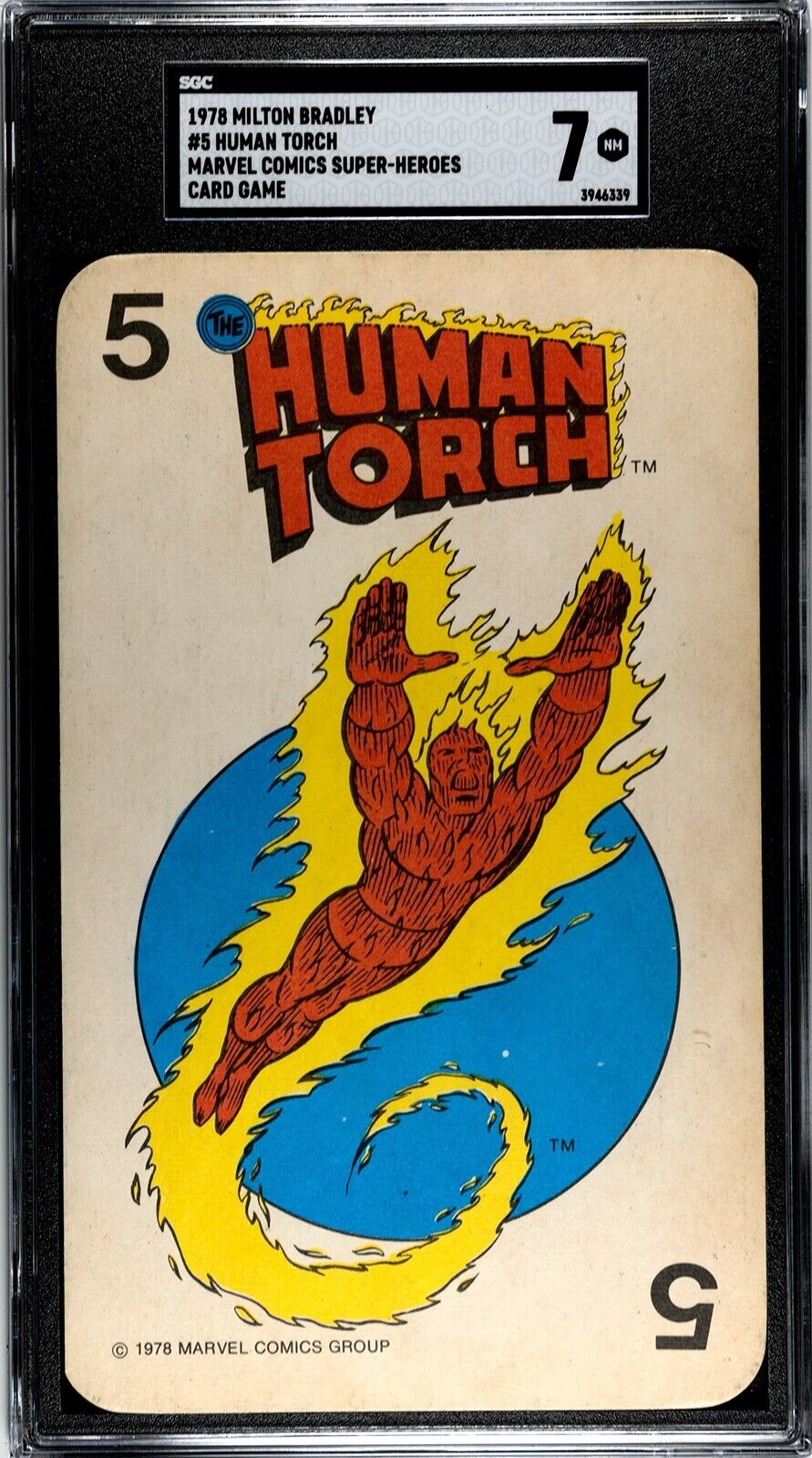 1978 Milton Bradley Marvel Super-Heroes Human Torch SGC 7 Pop 2