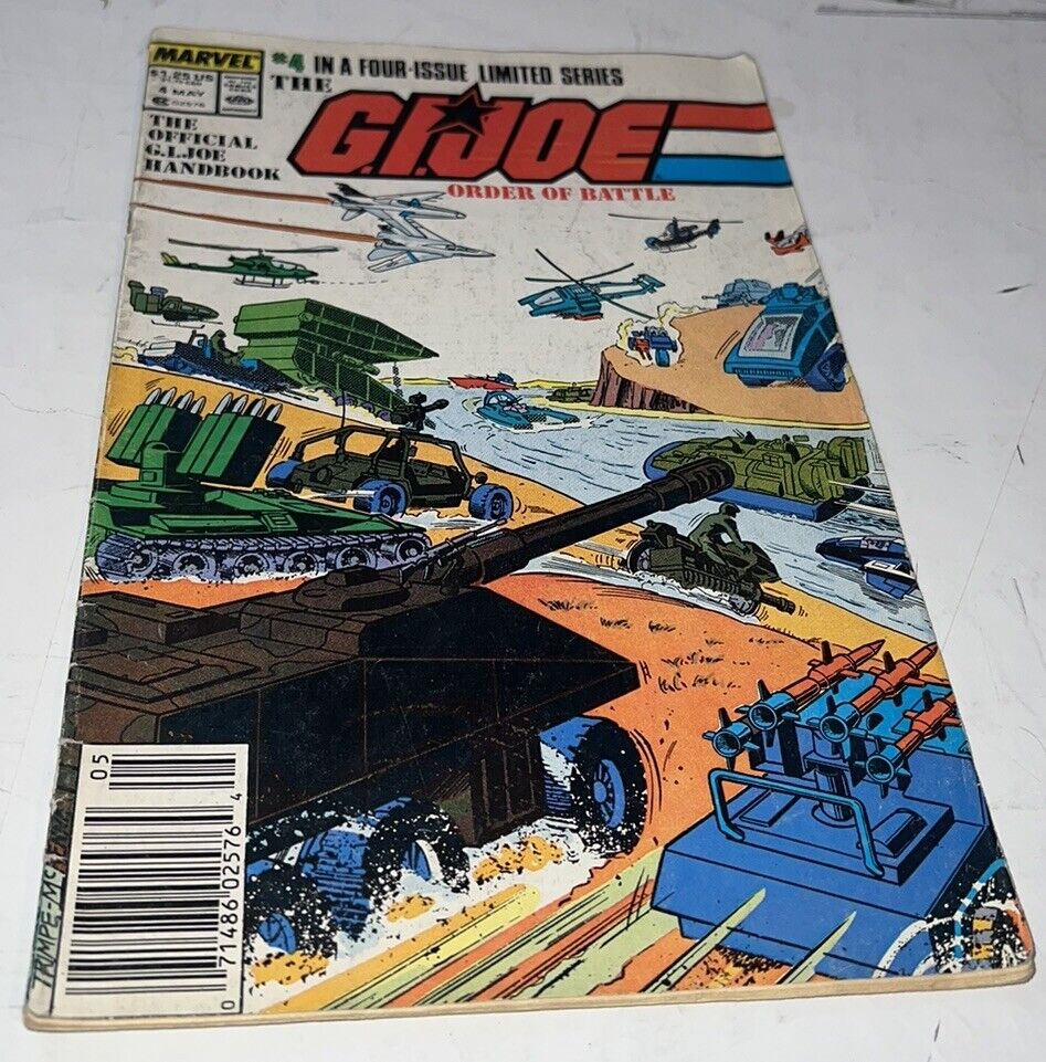 The G.I. Joe Order of Battle #4 Marvel Comics May 1987 Newstand Edition