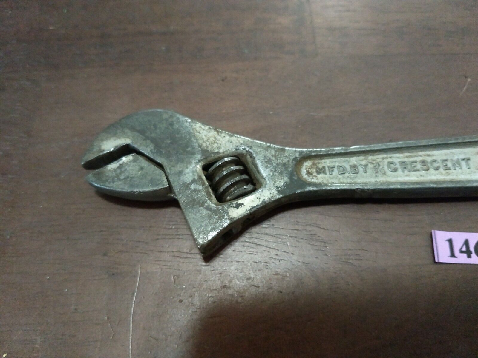 Vintage Crescent Crestaloy 8” Adjustable Wrench Early Jamestown NY USA