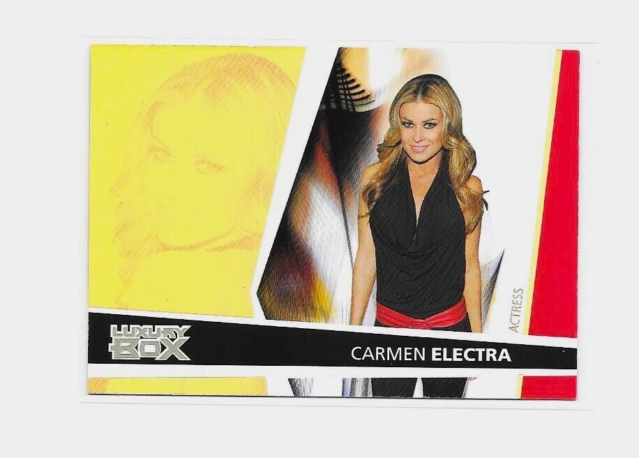 2005-06 Topps Luxury Box Carmen Electra 149 #28/200 card