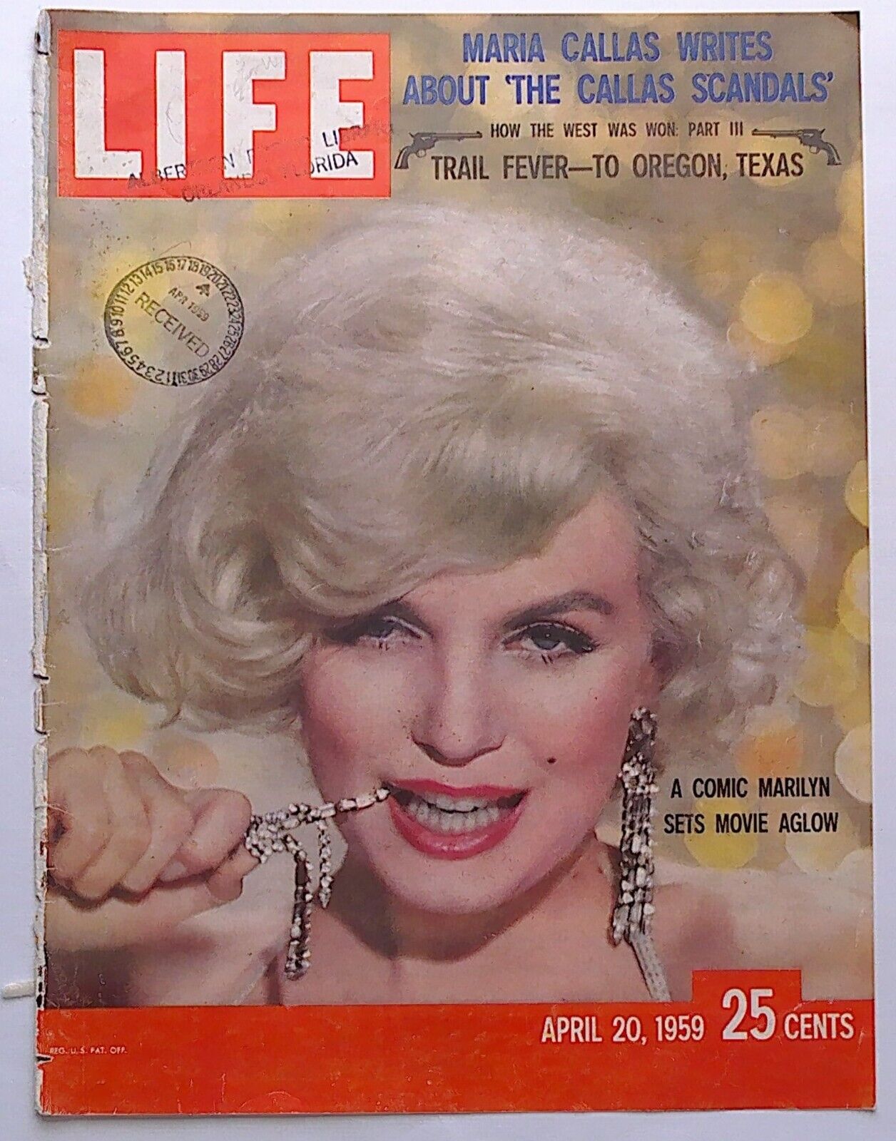 Life Magazine Cover Only ( Marilyn Monroe ) April 20, 1959