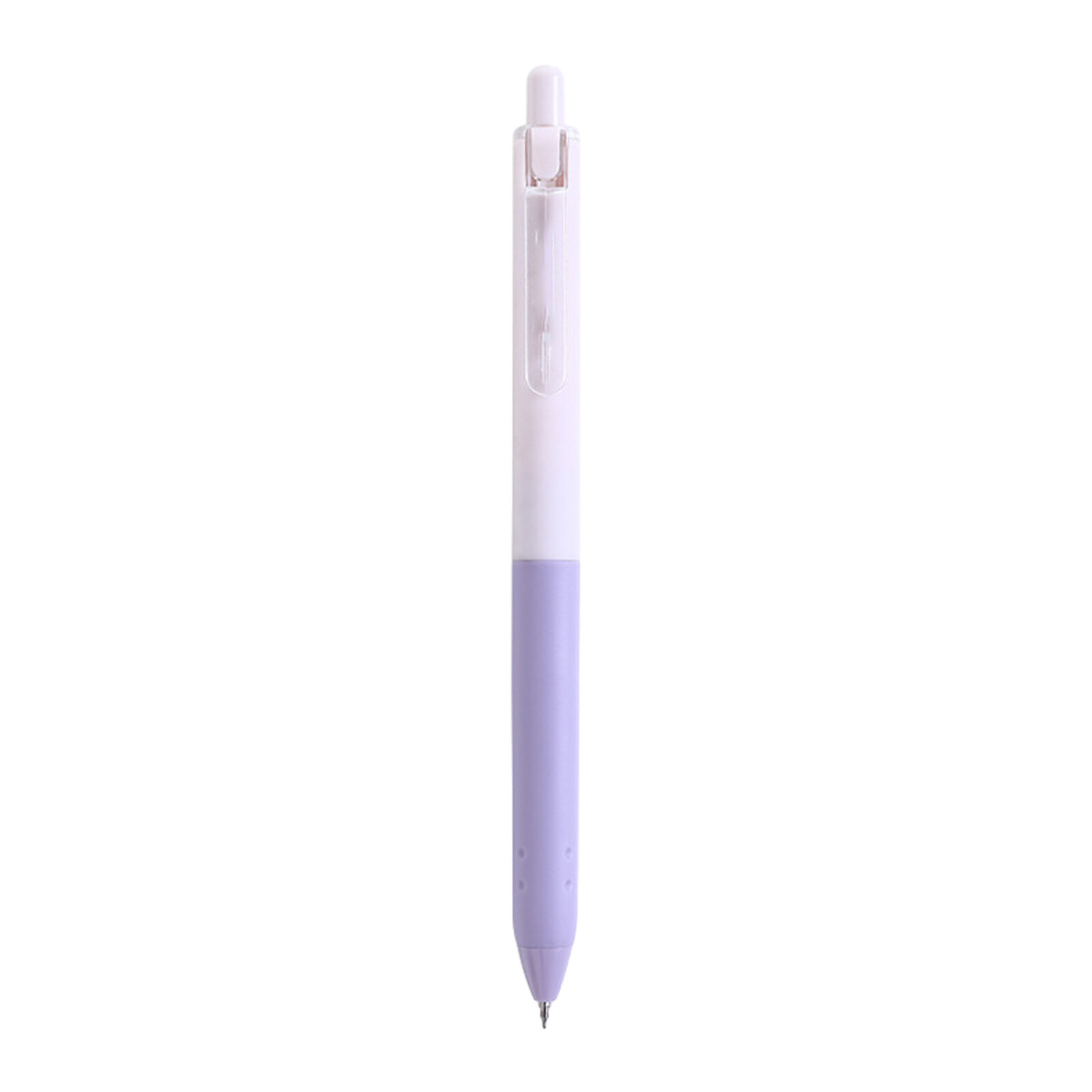2pcs Black Ballpoint Gel Pen 0.5 mm No Bleed Pens Retractable Quick Dry Gel Pen