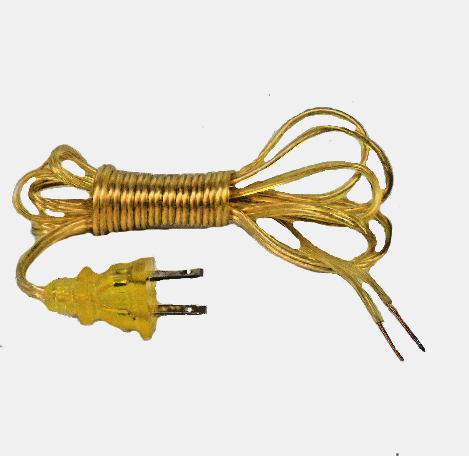 12\' GOLD cord with plug   TR-1872