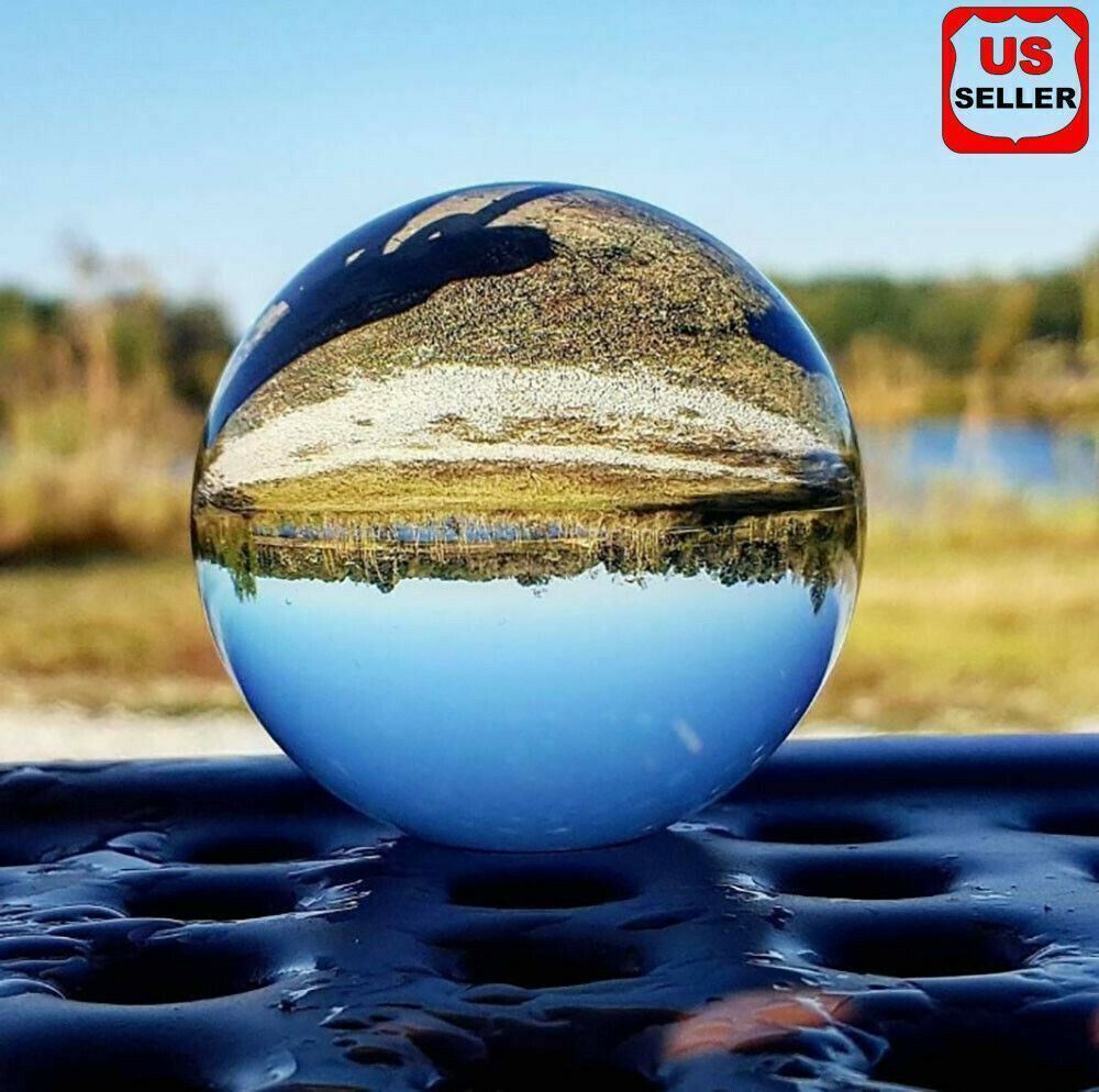 Round 40-100mm Crystal Glass Ball Lens Sphere Photo Photography Decoration Gift