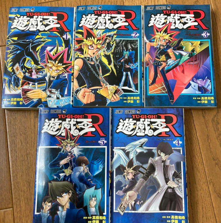 Yu-Gi-Oh R Vol.1-5 Complete Comics Set Japanese Ver Manga