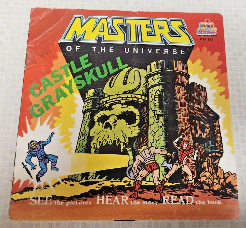 Vintage 1983 Masters Of The Universe Castle Grayskull See,Hear,Read LP 33 1/3