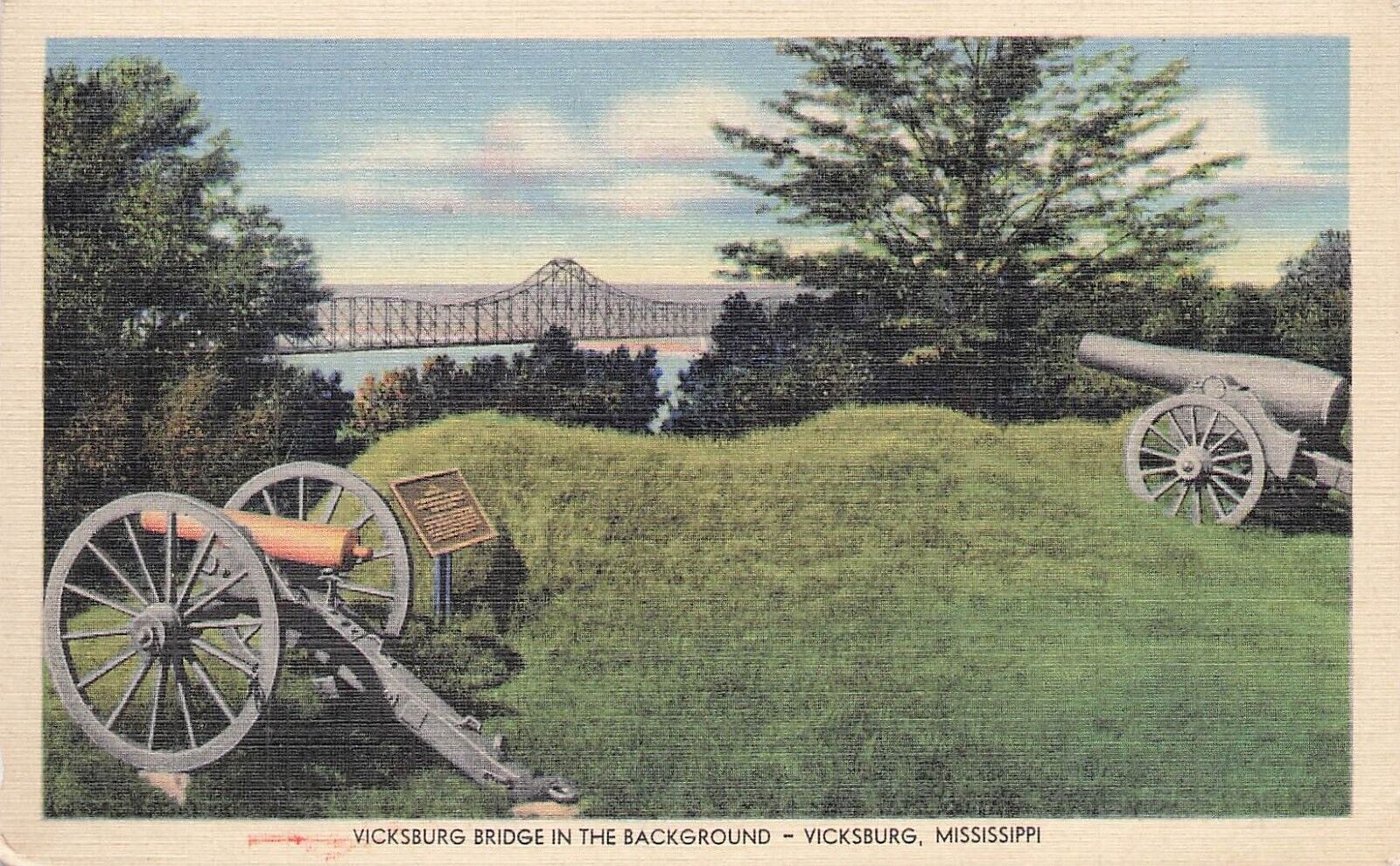 Vicksburg Bridge South Fort Vicksburg National Military Park Mississippi
