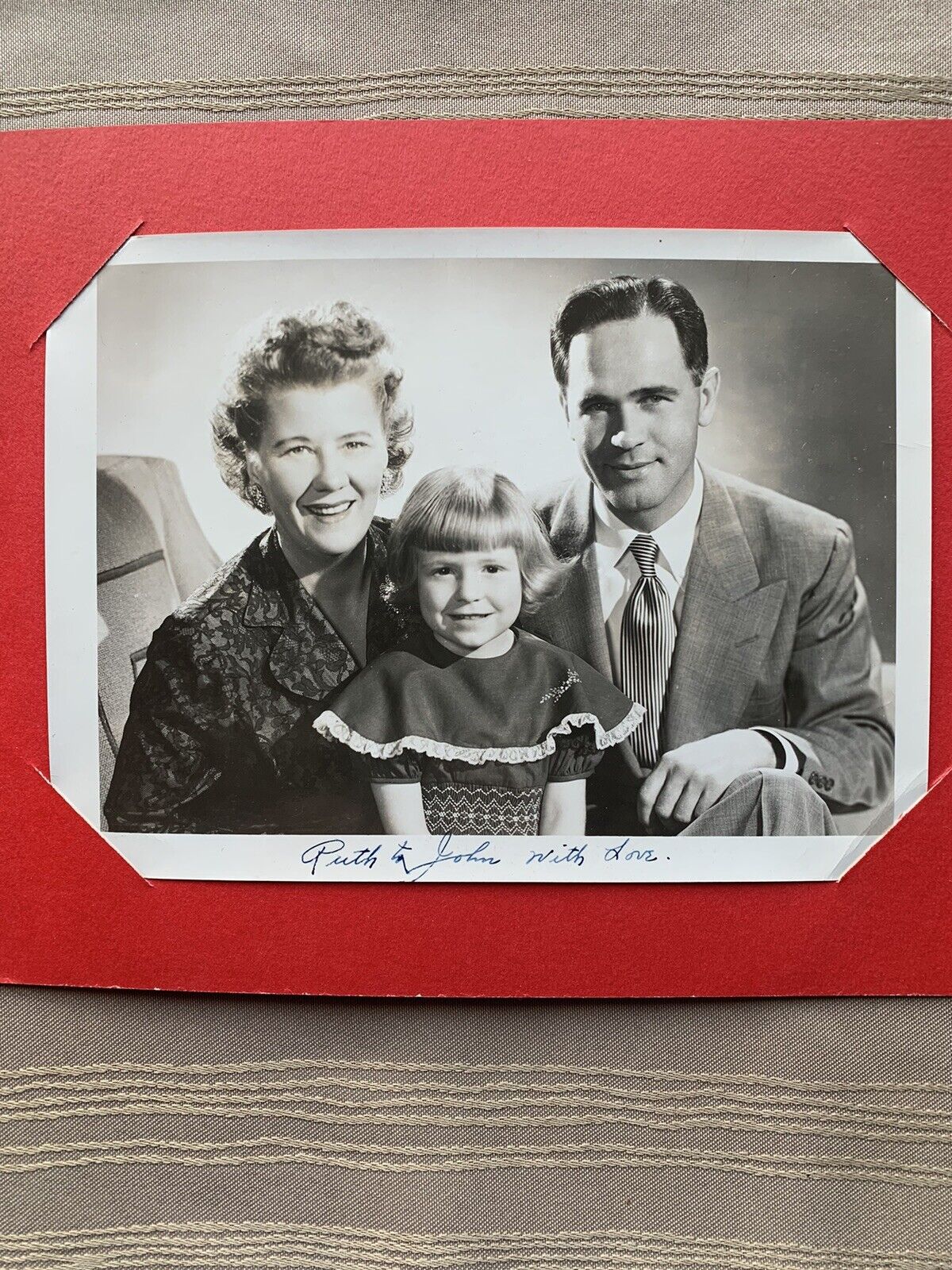 Rare 1930’s Ruth Lyons “Your Morning Matinee” Christmas Card & Photo Signed