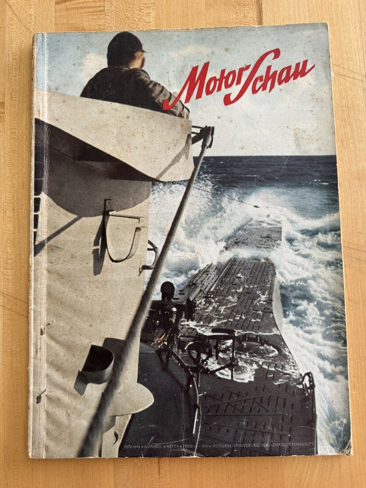 German WW2 Magazine Motorschau 5. 1942