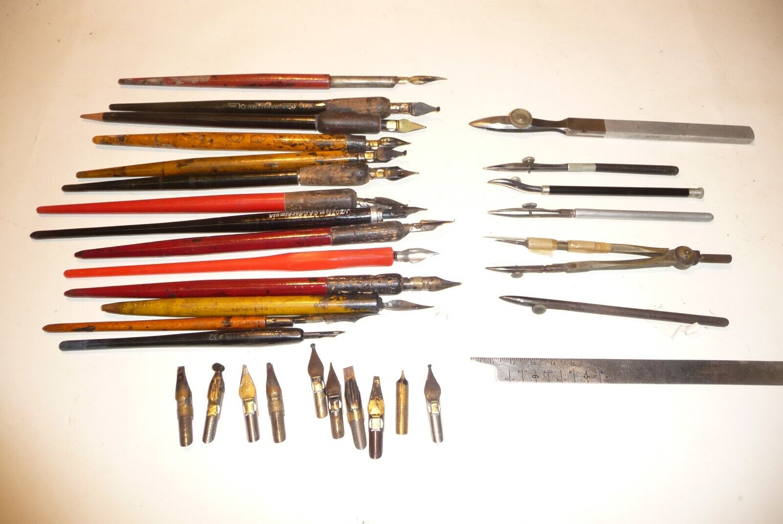 Calligraphy pens, vintage collection