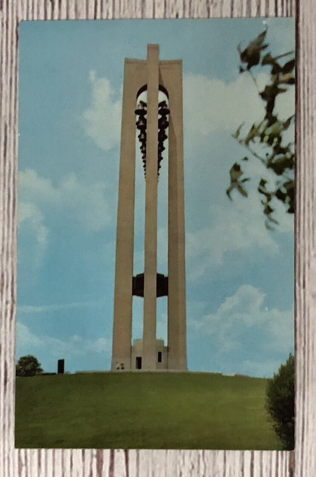 Deeds Carillon Bell Tower Dayton Ohio Postcard