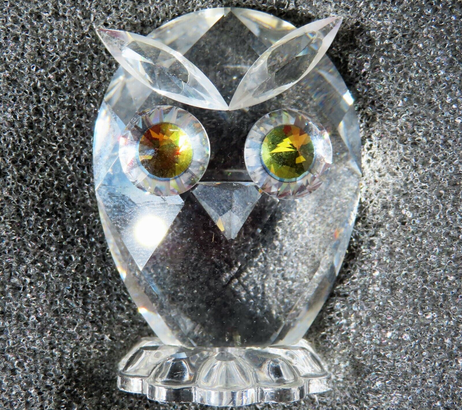 Estate Swarovski Silver Crystal Owl