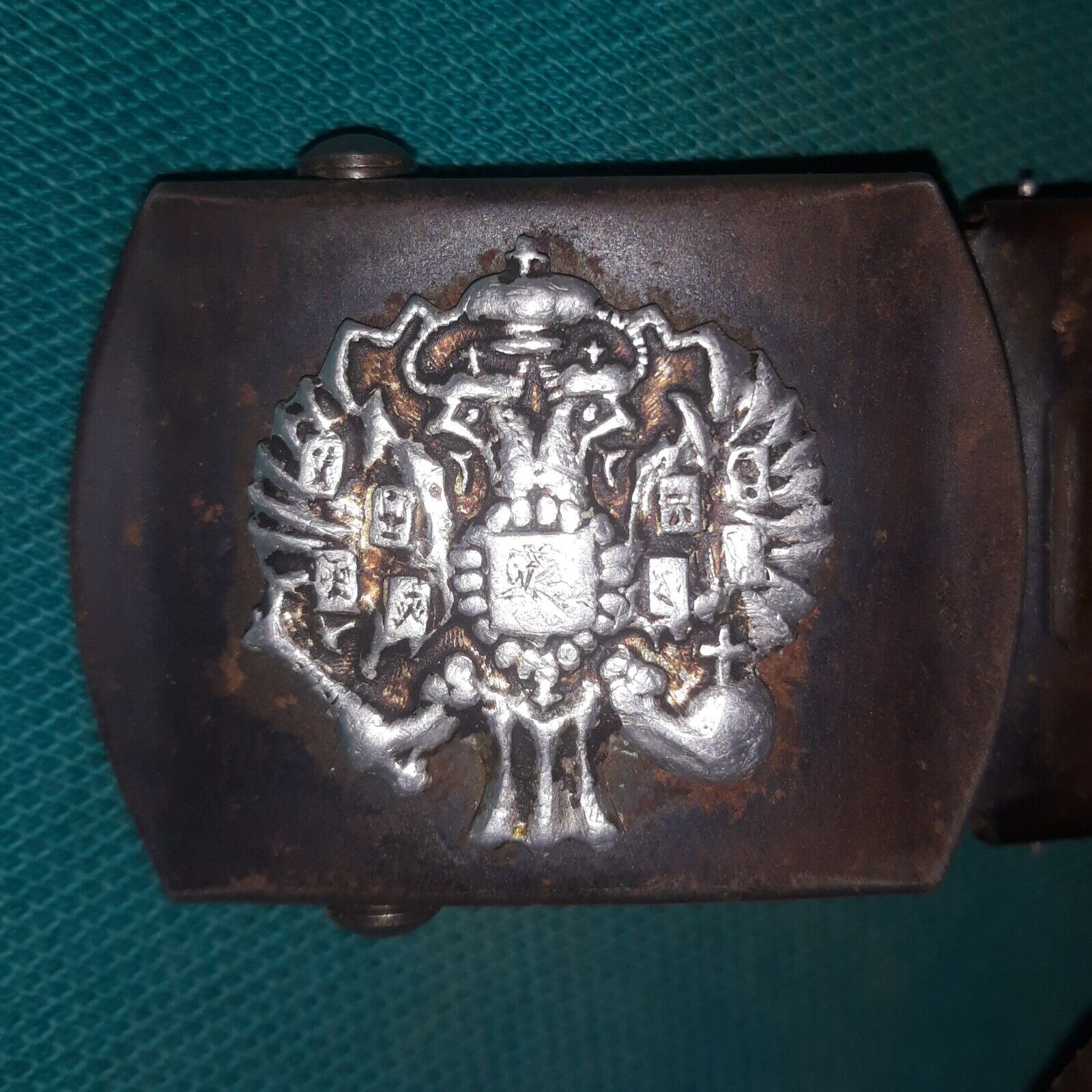 Buckle double-headed eagle of Imperial Tsarist Russia, belt assembly
