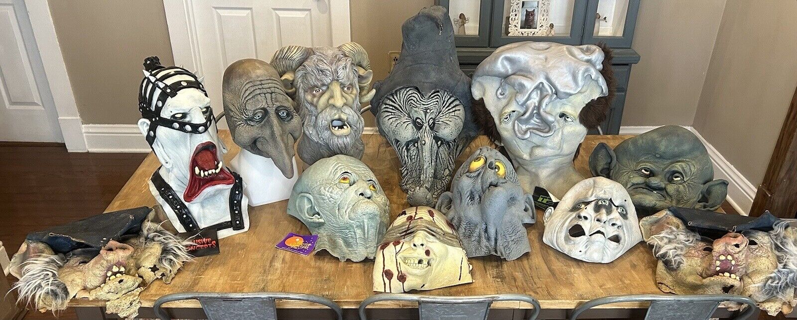 Vintage Illusive Concepts Halloween Mask Lot SEE BELOW