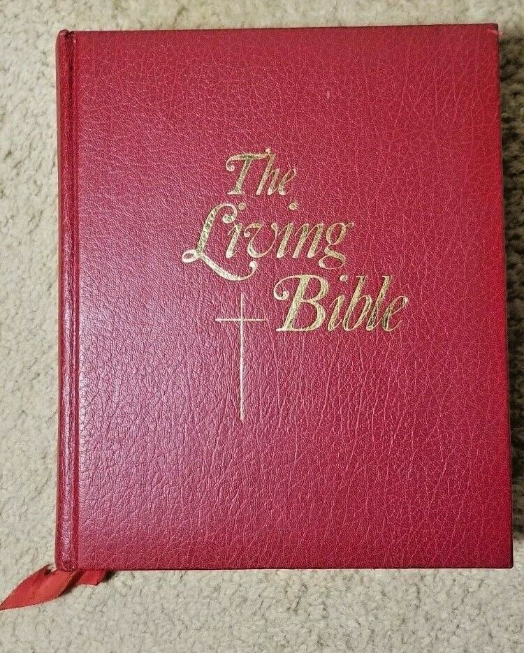 The Living Bible 1973 Paraphrased Deluxe Illustrated Edition 10.5\