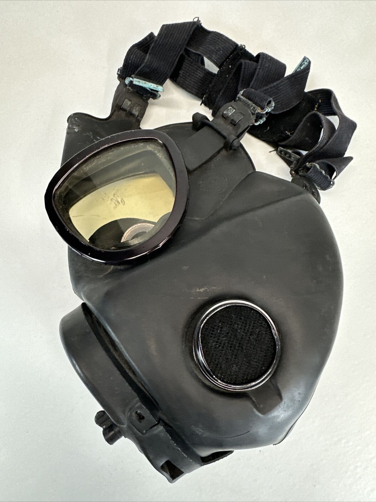 US Gas Mask US M17 C1 69 MSA 2E 8 Chemical Biological Black Vintage