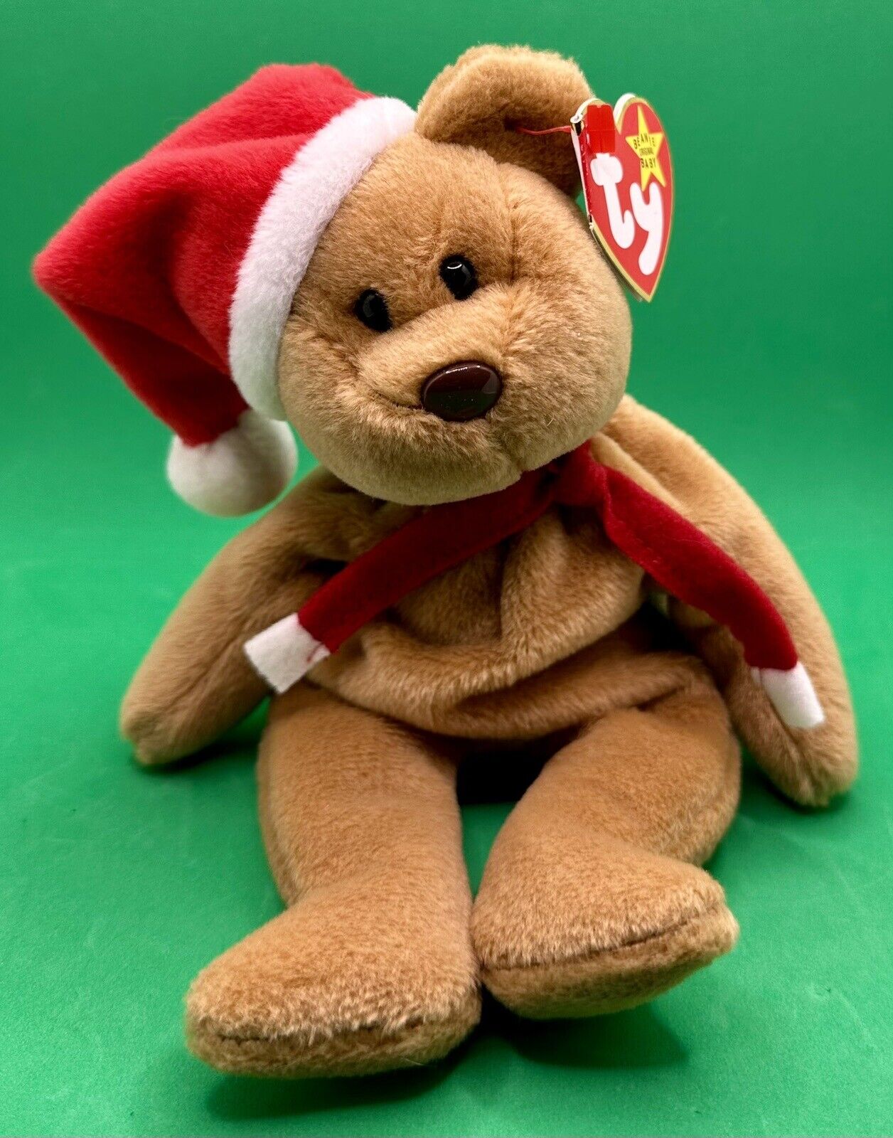 Ty Beanie Babies | 1997 Teddy the Bear | Original With Tag | Christmas Decor