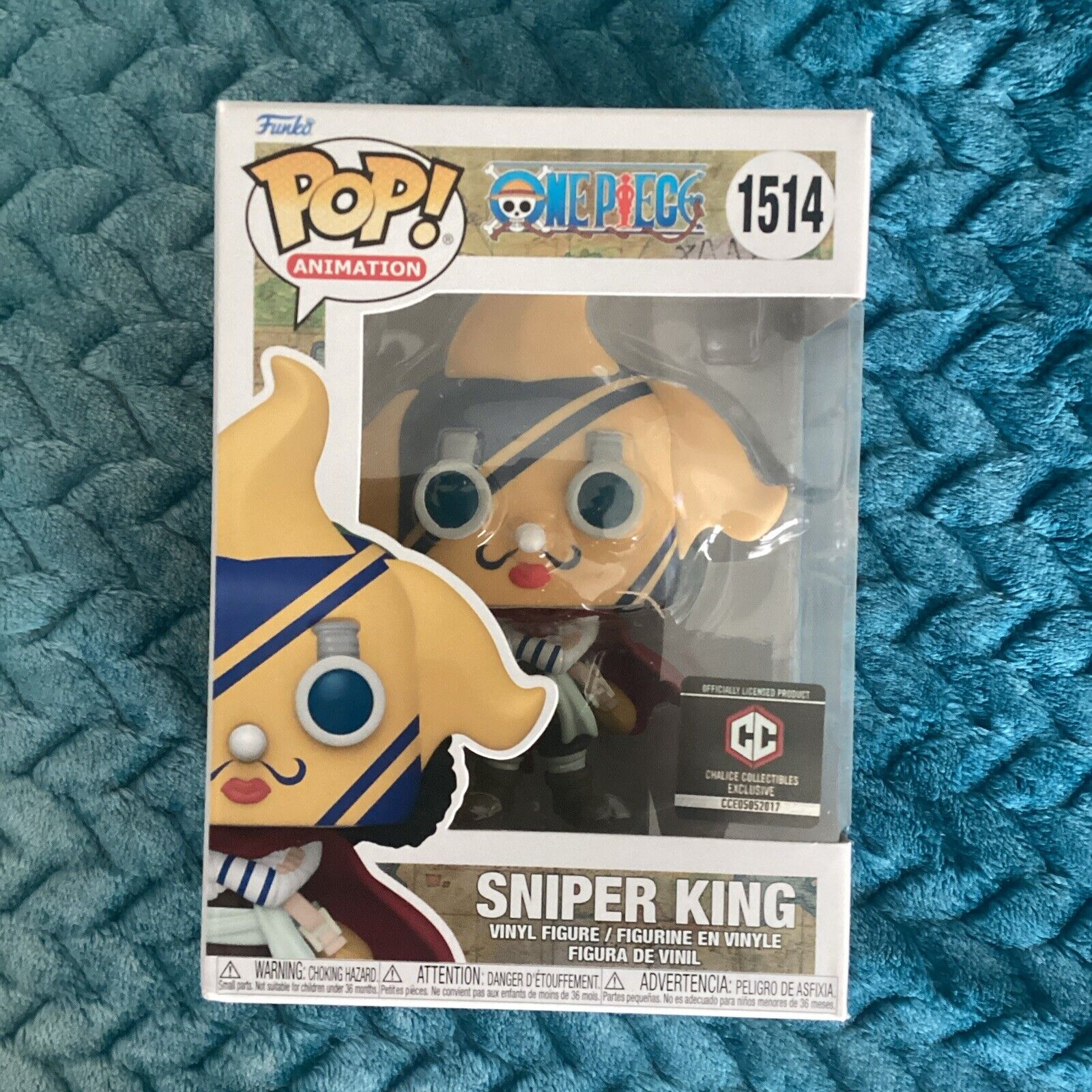 Funko Pop Sniper King #1514 ONE PIECE Chalice Collectibles Exclusive 