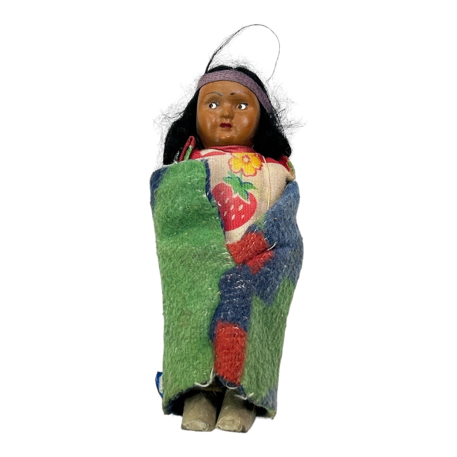 Vintage Skookum southwest Native Indian girl doll 7\