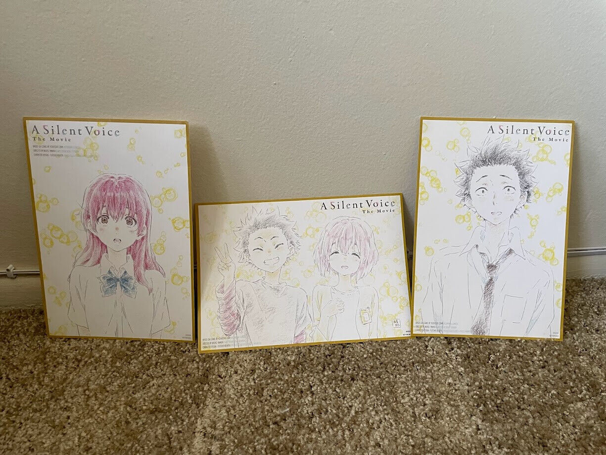 A Silent Voice - Movie Theater Art Poster/Card Artwork