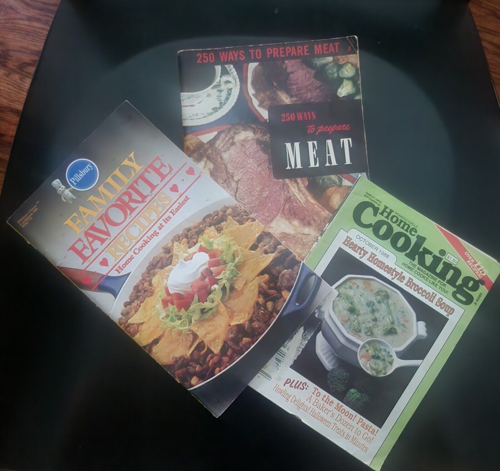 Vintage Lot Of 3 Cook Pamphlets Pillsbury Home Cooking Meat