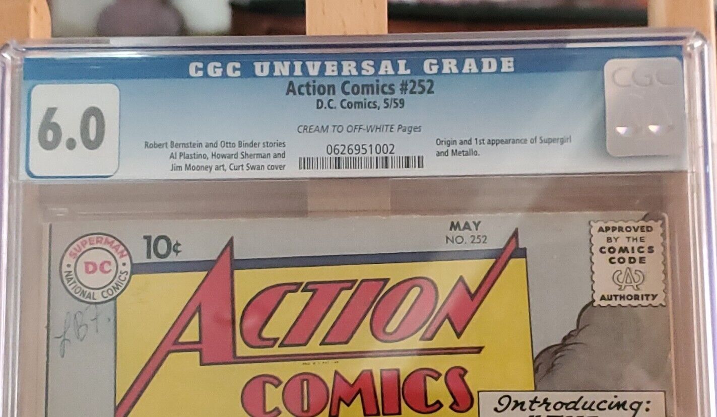 Action Comics #252 KEY (CGC6.0) ORIGIN OF SUPERGIRL.