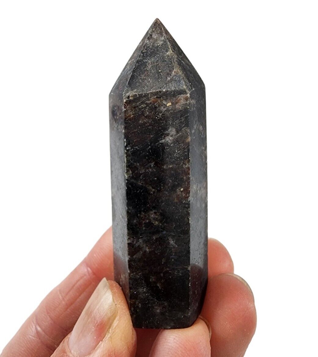 Arfvedsonite Crystal Polished Tower 44 grams