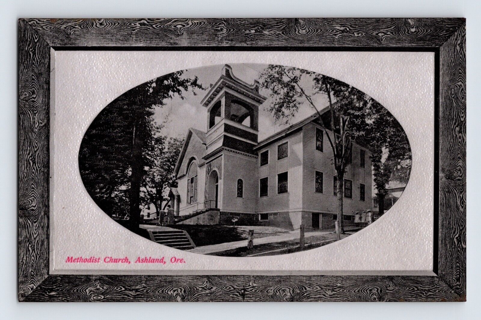 Postcard RPPC Oregon Ashland OR Methodist Church 1930s Unposted Divided Back