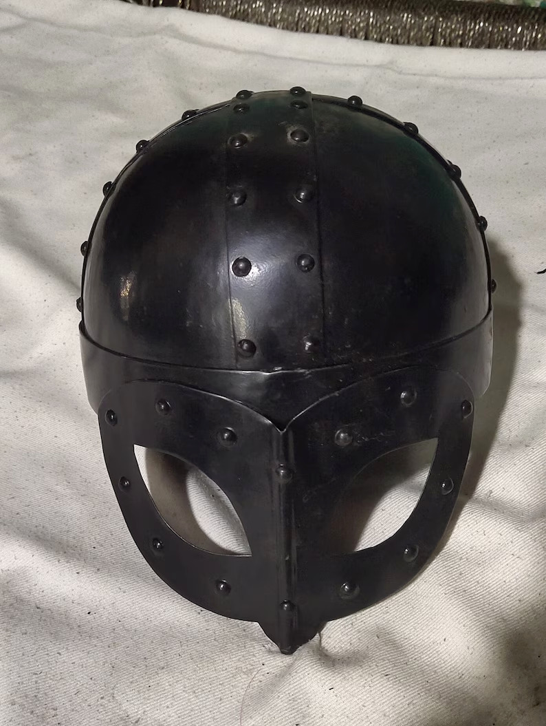 Medieval Viking Warrior Spectacle helmet, Battle Ready Viking Helmet