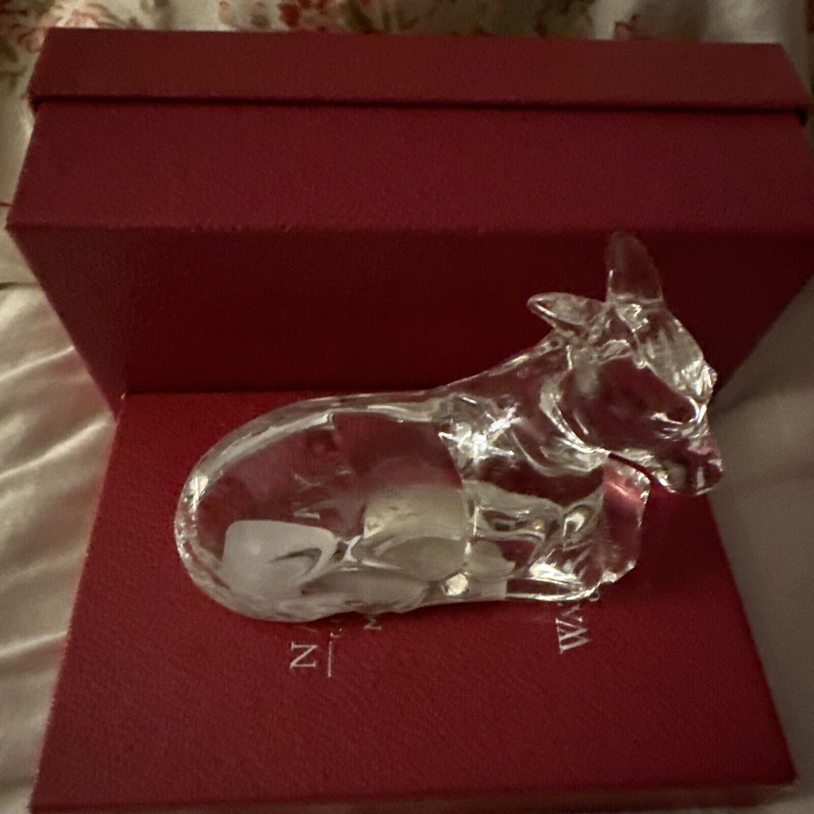 MINT  WATERFORD CRYSTAL NATIVITY COLLECTION DONKEY No Box