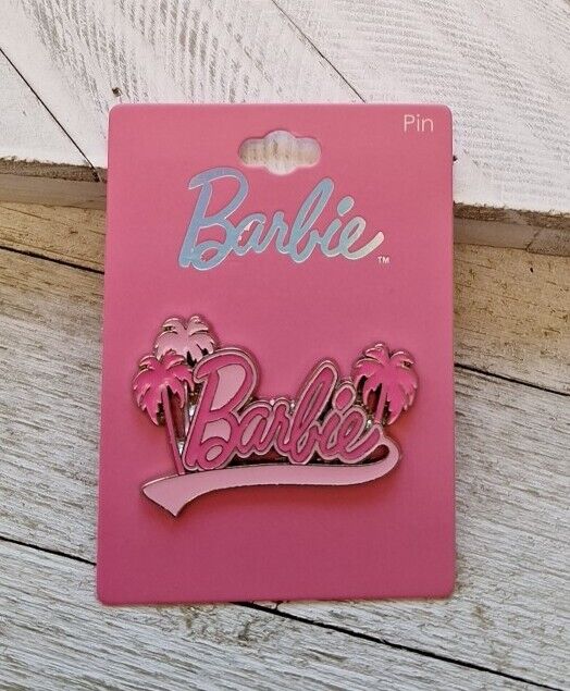 NEW Barbie Movie Palms Tropical Logo Pin