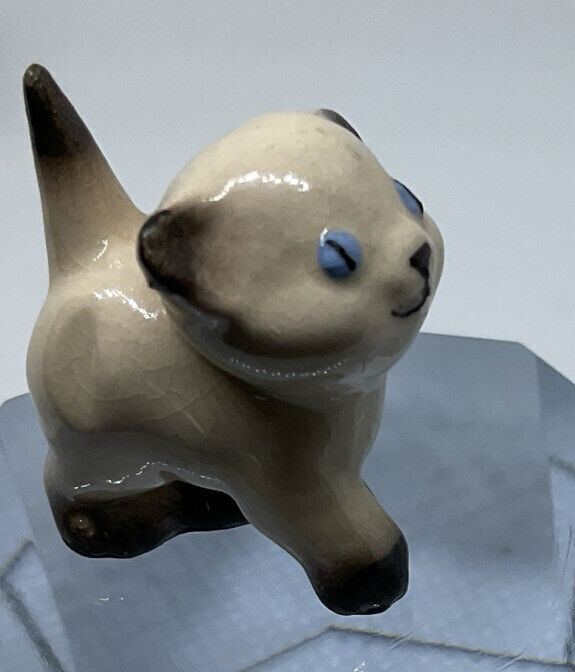Vintage Hagen Renaker Cat Monrovia Miniature Animal Figurine Pottery - Read