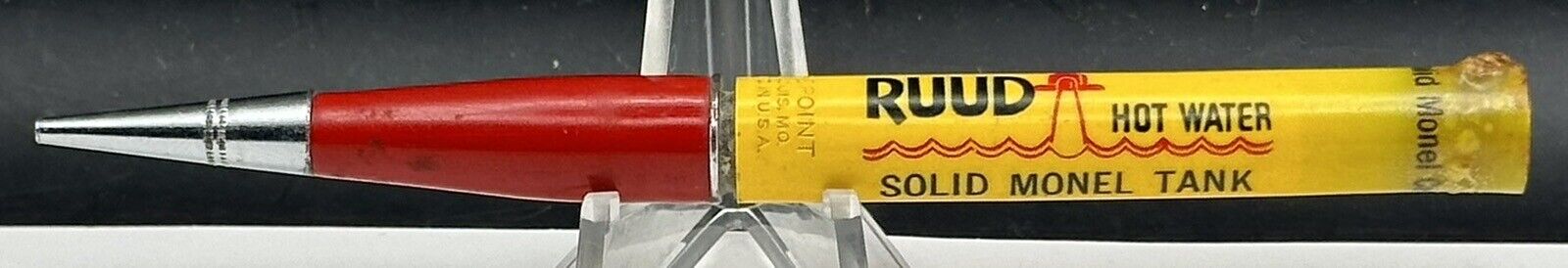 Vintage Rudd Hot Water Solid Monel Tank Mechanical Pencil Jersey City NJ 🇺🇸