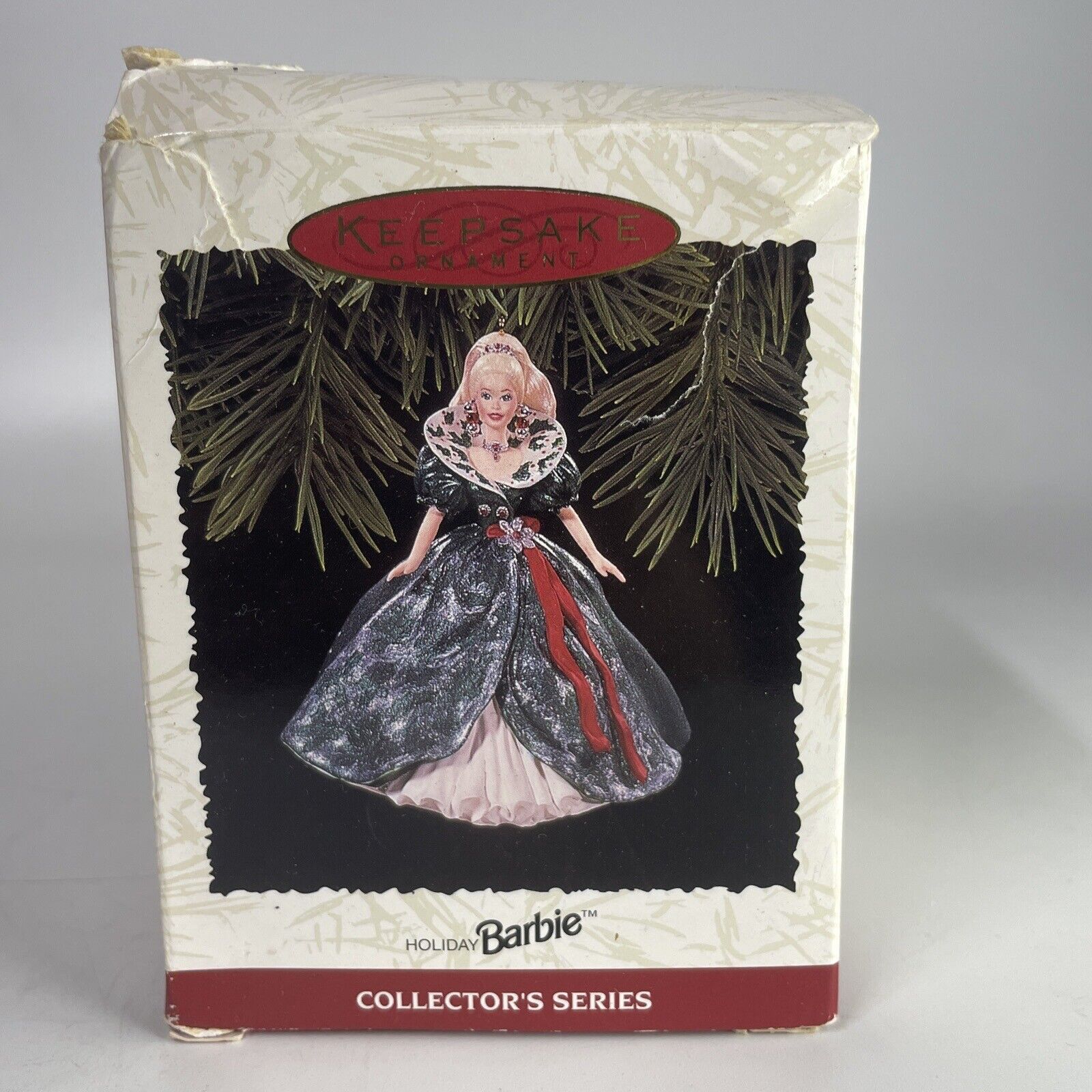 Vintage Barbie Hallmark Keepsake Holiday  Christmas Ornament 1995 3rd in Series 
