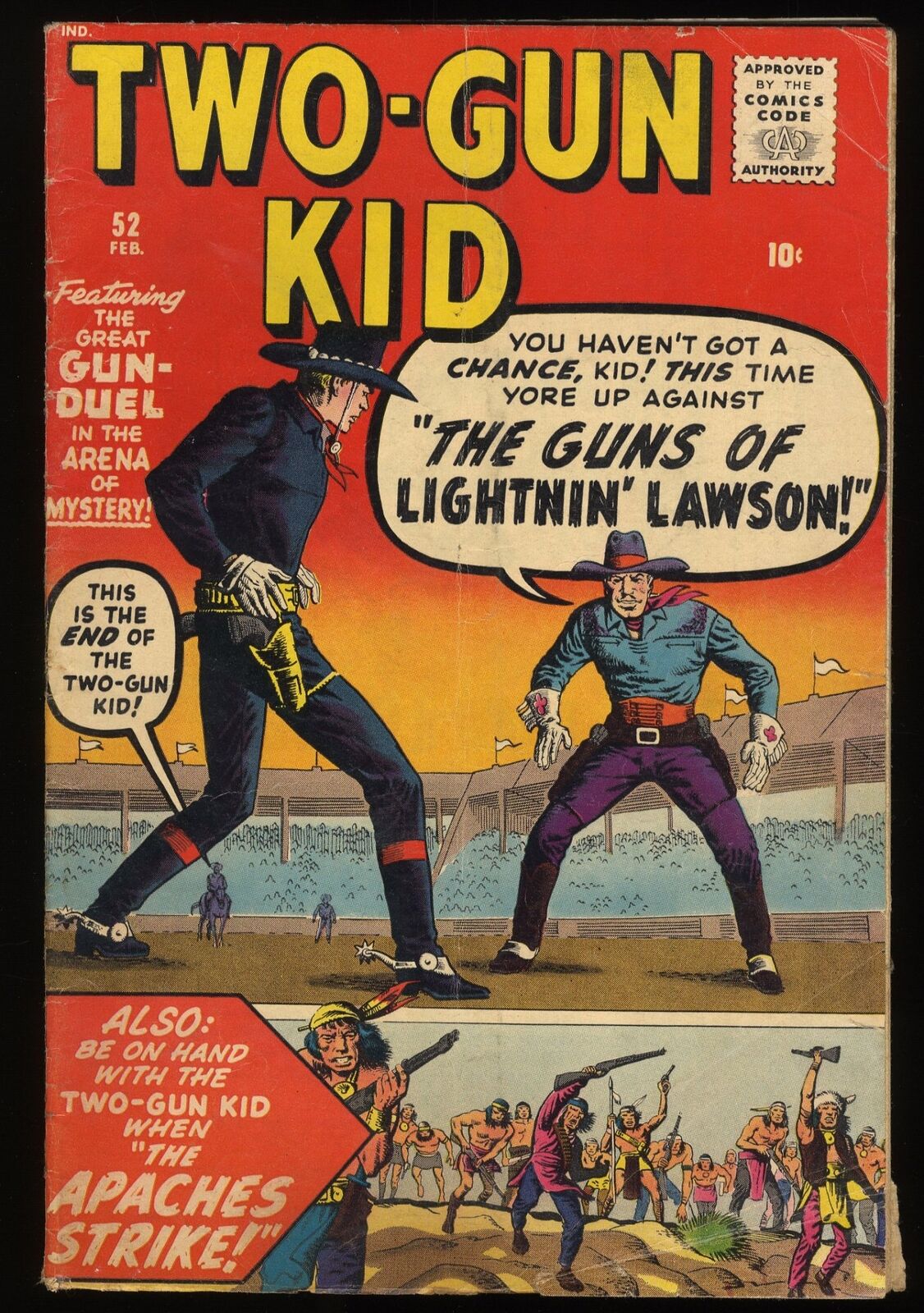 Two-Gun Kid #52 VG 4.0 Marvel 1960