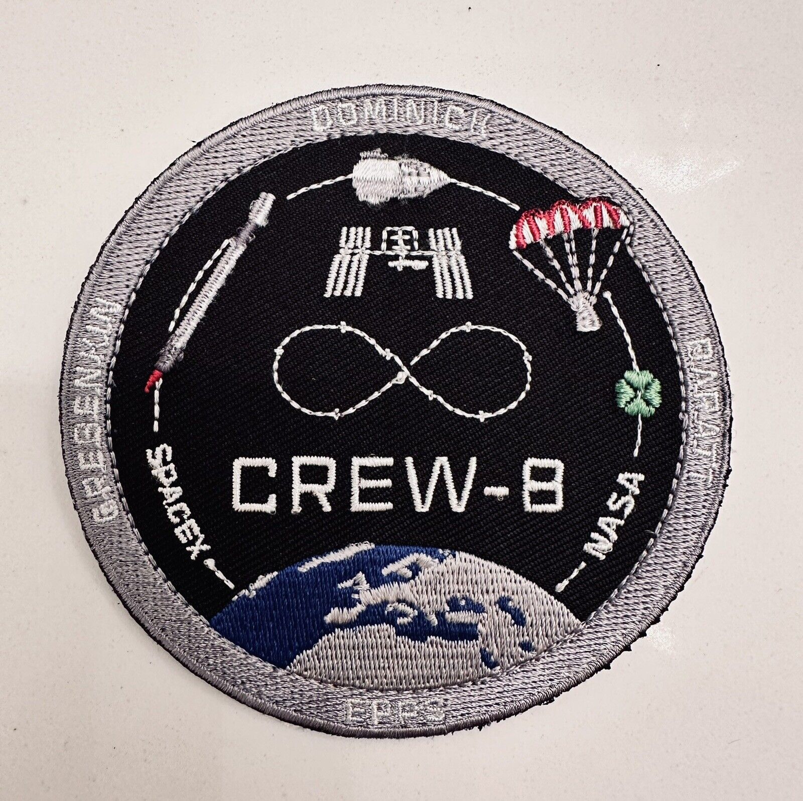 OrIginal NASA SPACEX CREW 8 ISS Mission CREW DRAGON SPACE PATCH 3.5”