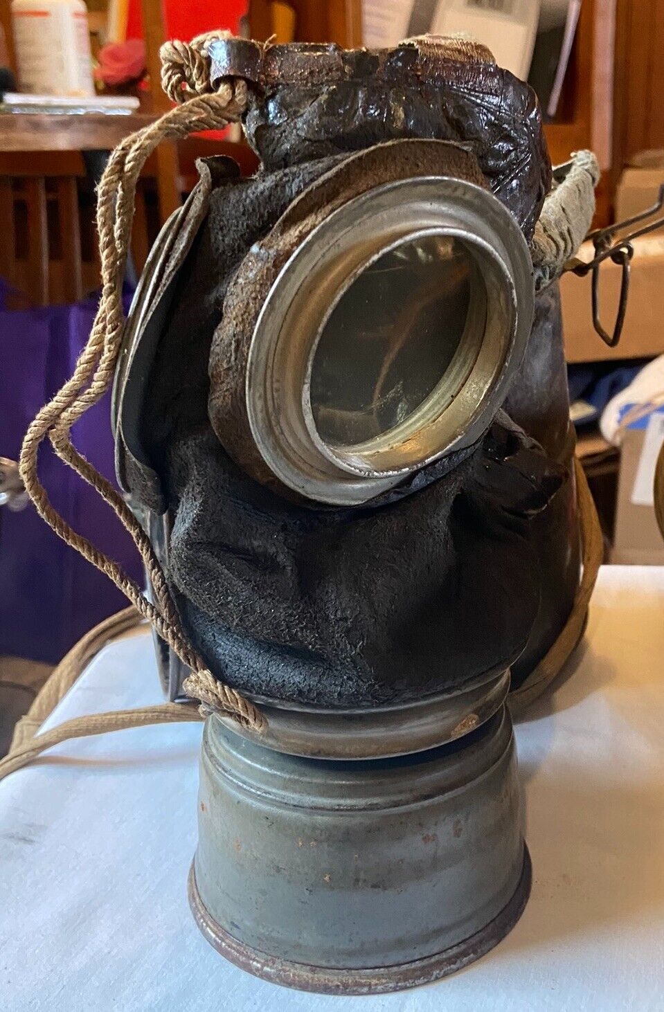 WWI German Gas Mask Complete - RARE