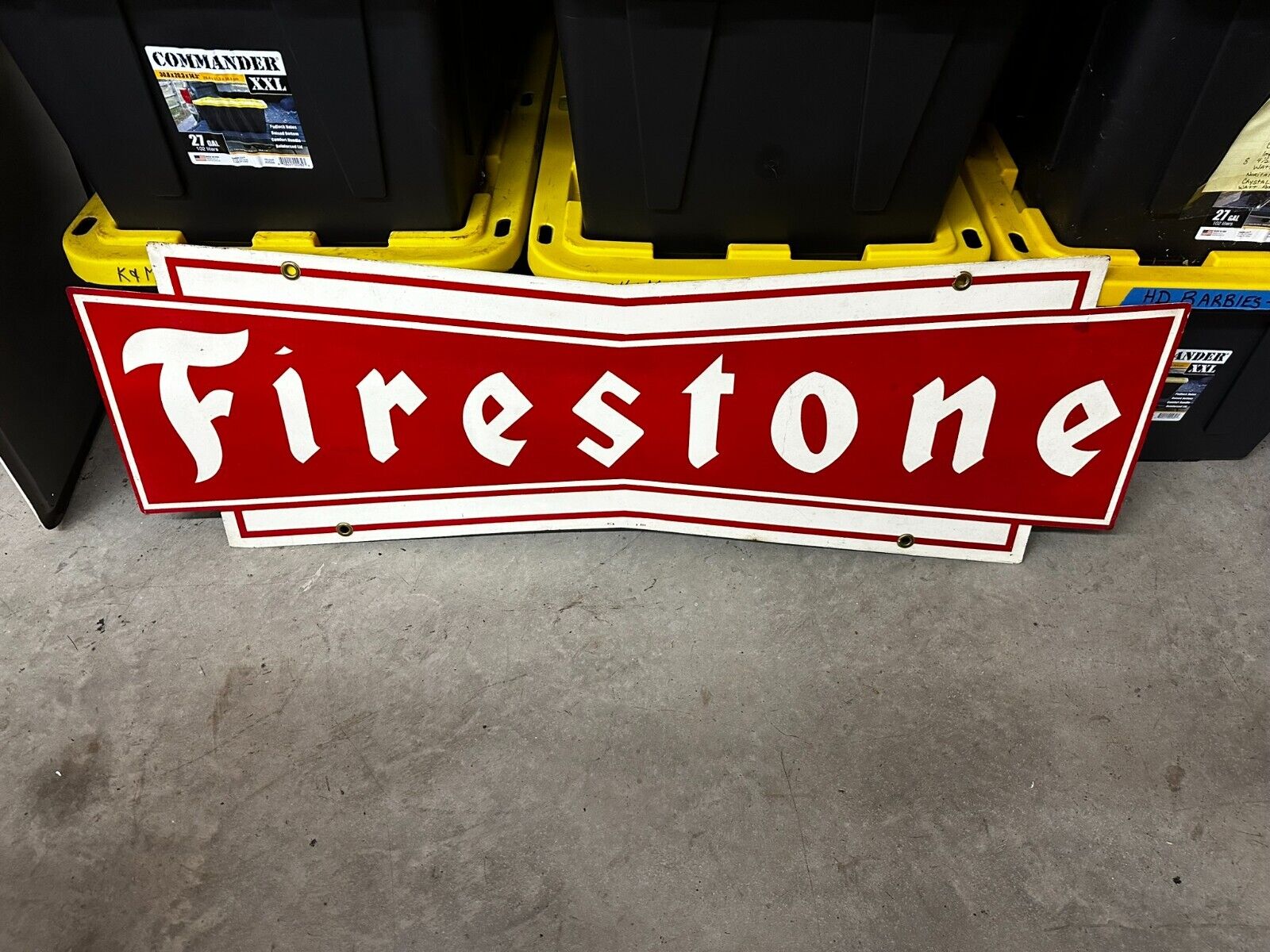 Vintage 1960s Firestone Sign