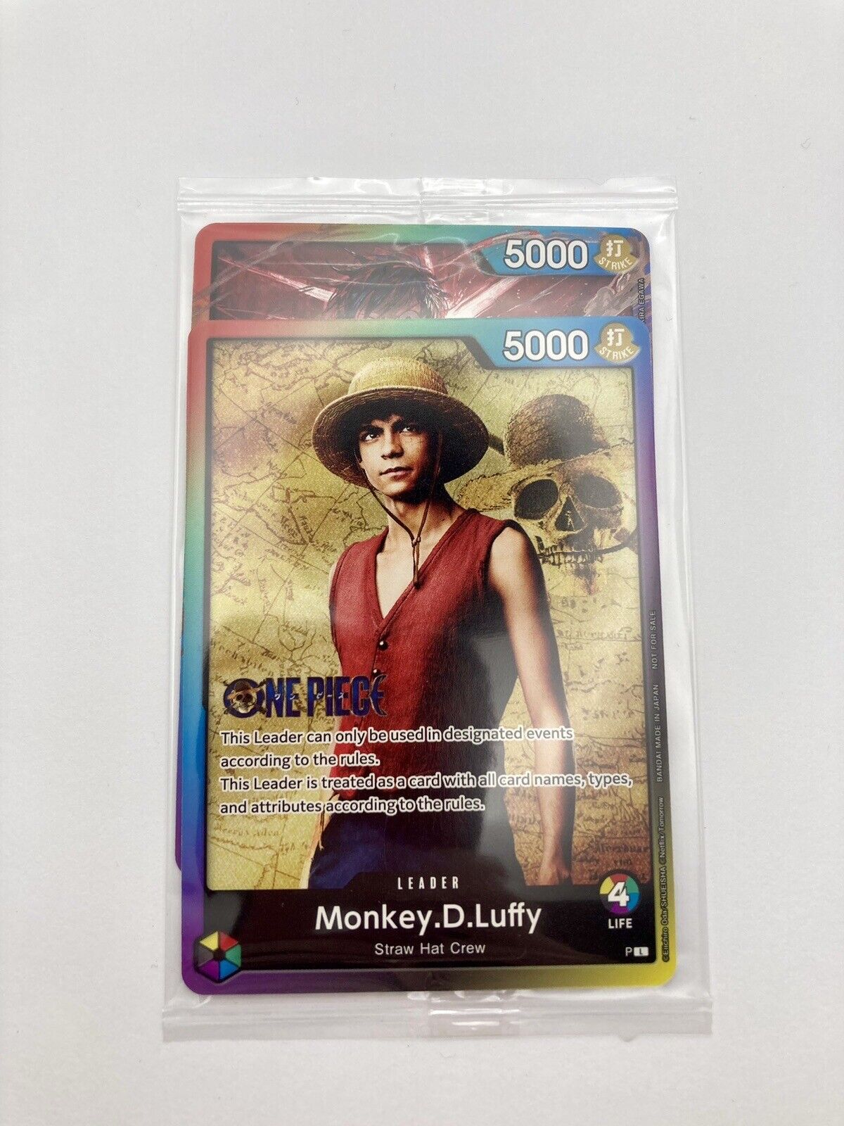 Monkey D Luffy - Sealed Battle - Live Action/Anime Promo Leaders - One Piece TCG
