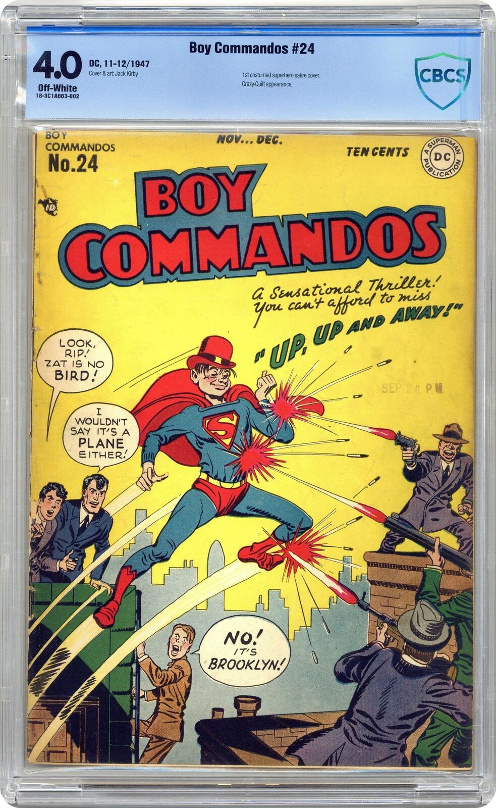 Boy Commandos #24 CBCS 4.0 1947 18-3C1A663-002