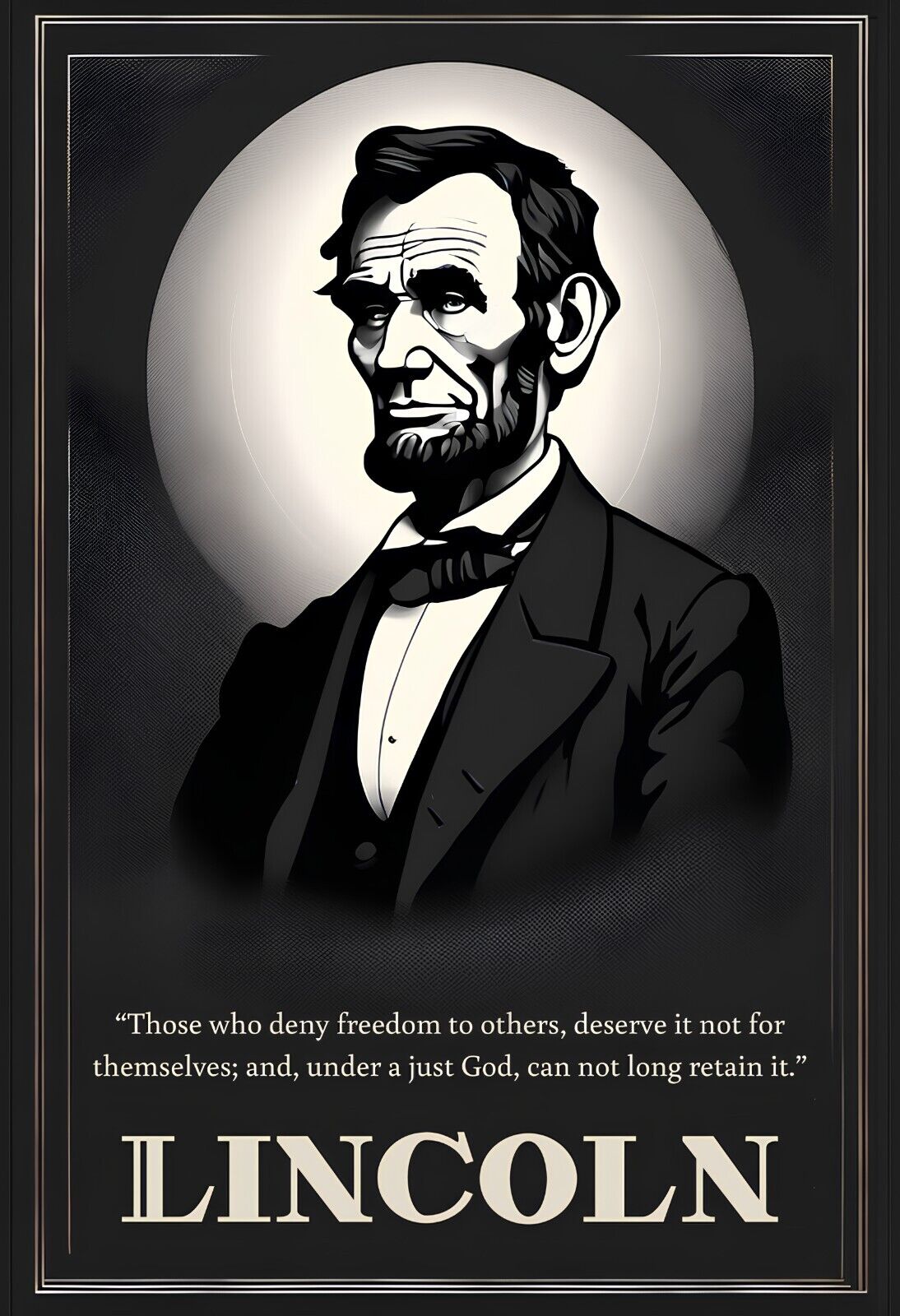 Abraham Lincoln - Civil War Postcard -- NEW 4x6 unposted