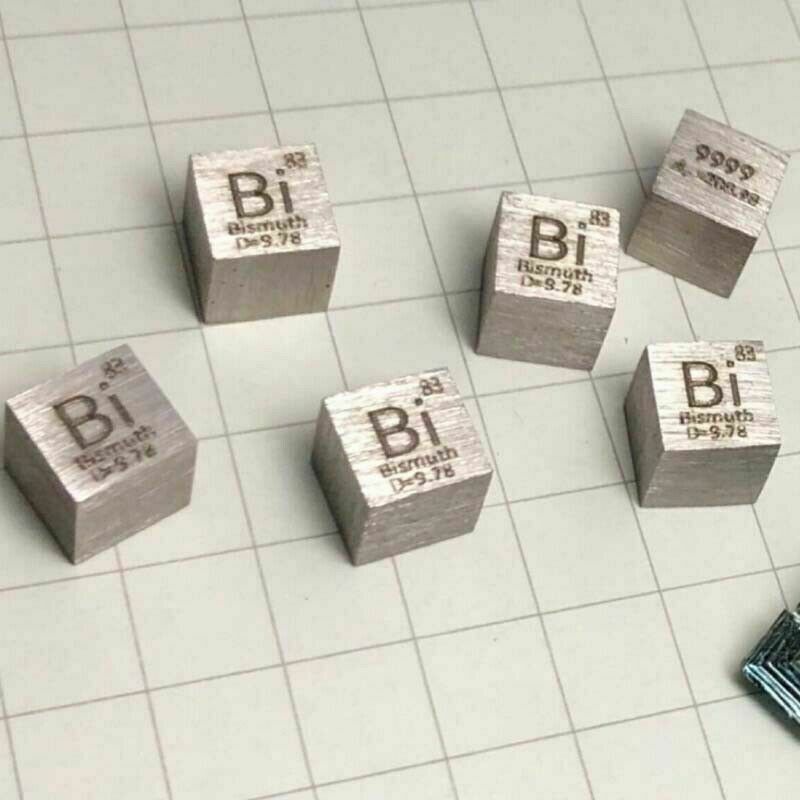 Metal 10/25.4mm  Density Cube 99.95% Pure for Element Collection